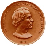 Andrew Johnson Presidential Bronze Medal Obverse