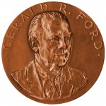 Gerald R Ford Presidential Bronze Medal Obverse