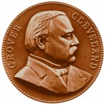 Grover Cleveland Presidential Bronze Medal Obverse