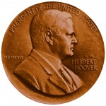 Herbert Hoover Presidential Bronze Medal Obverse