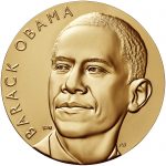 Barack Obama Term 1 Presidential Bronze Medal Obverse