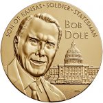 Bob Dole Bronze Medal Three Inch Obverse