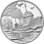 2018 World War I Centennial Commemorative Silver Medal Navy Obverse